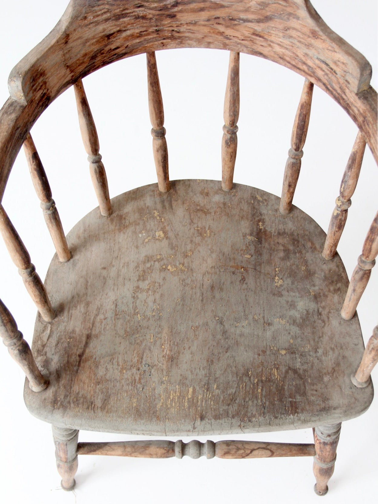 antique painted captain's chair
