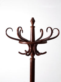 antique bentwood hall tree coat rack