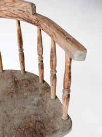 antique painted captain's chair