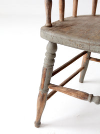 antique painted captain's chair