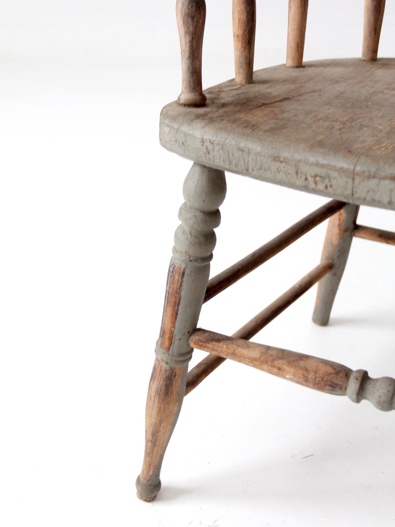 antique painted captain's chair