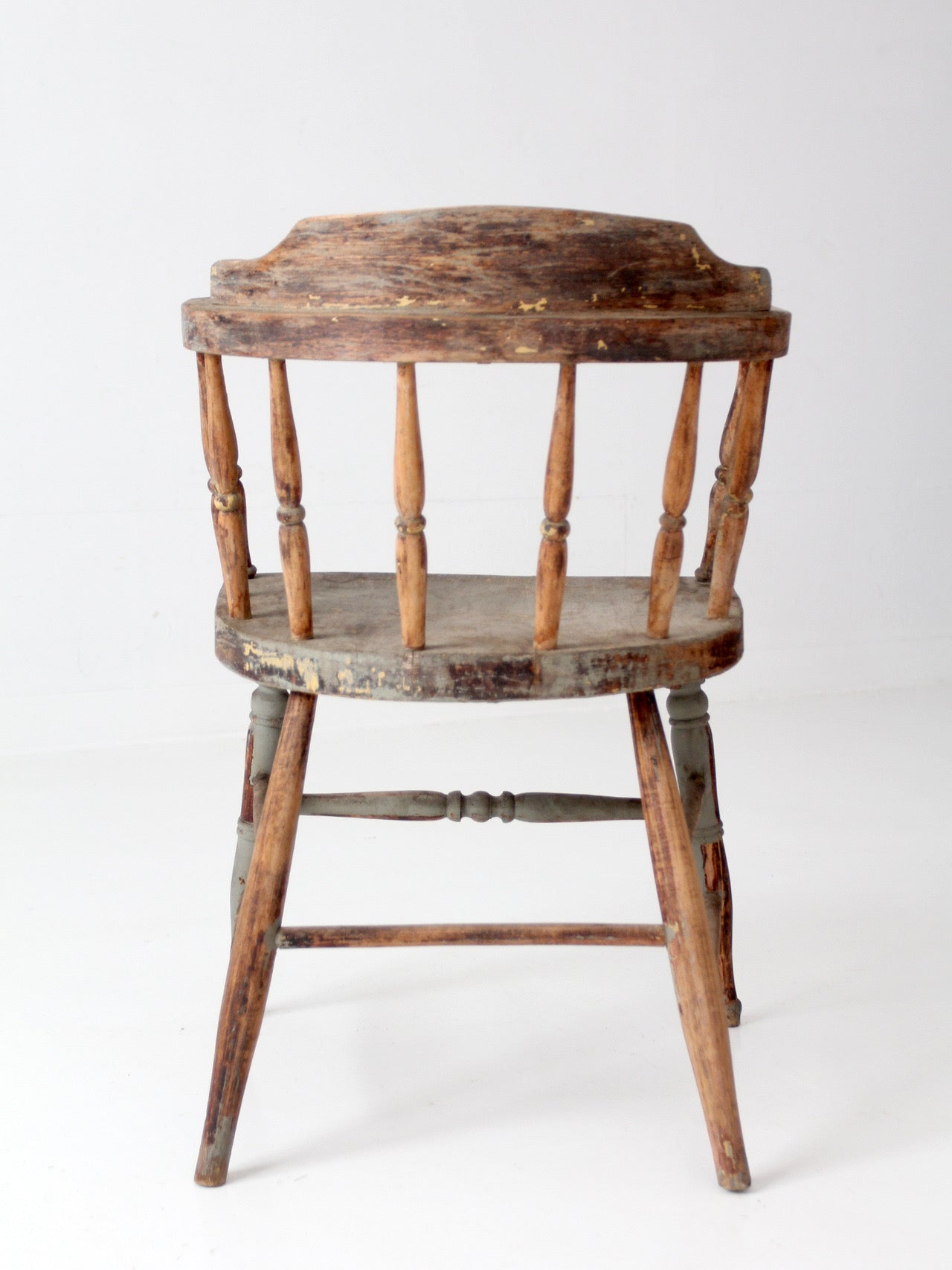 antique painted captain's chair