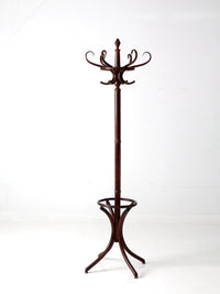 antique bentwood hall tree coat rack