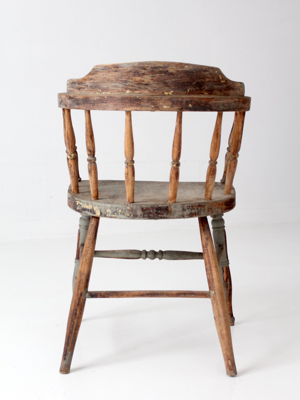 antique painted captain's chair