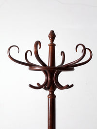 antique bentwood hall tree coat rack