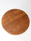 antique round oak dining table