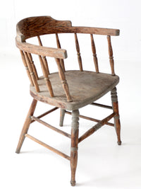 antique painted captain's chair