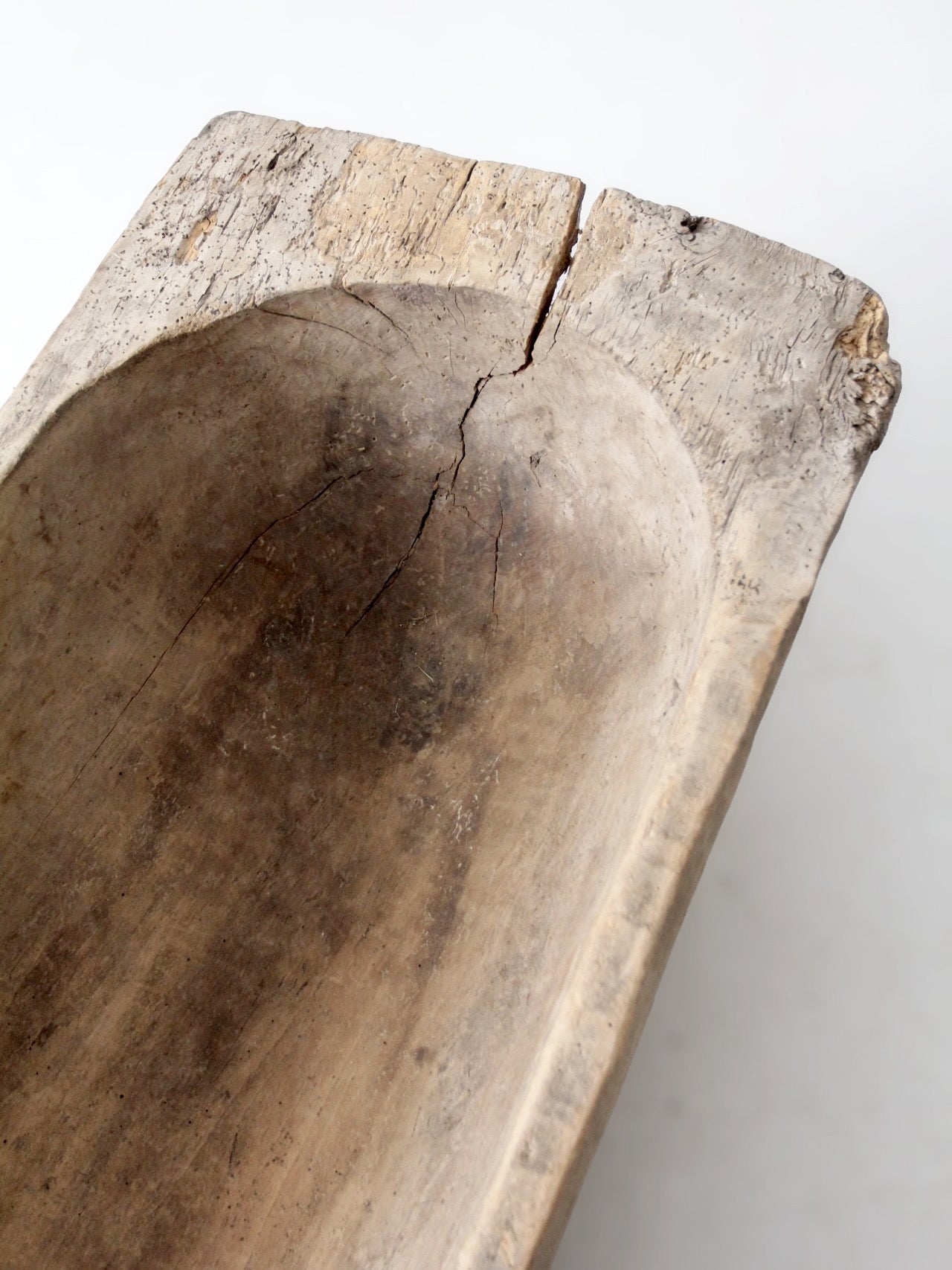 monumental 19th century American dough bowl