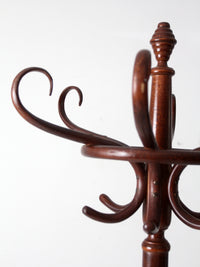 antique bentwood hall tree coat rack