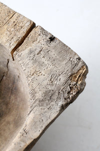 monumental 19th century American dough bowl