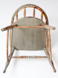 antique painted captain's chair