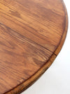 antique round oak dining table