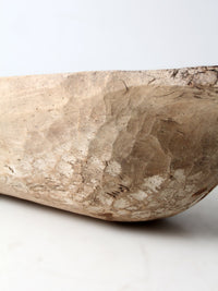monumental 19th century American dough bowl