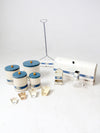 vintage enamel kitchen set by Kitchen Beautilities circa 1930s - 1940s
