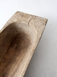 monumental 19th century American dough bowl