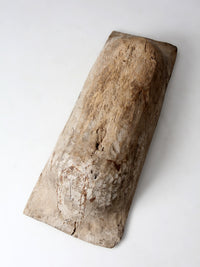 monumental 19th century American dough bowl