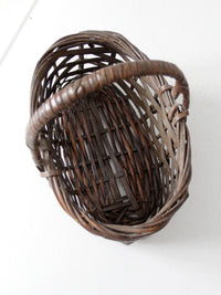 vintage handwoven basket