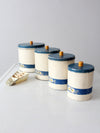 vintage enamel kitchen set by Kitchen Beautilities circa 1930s - 1940s