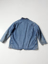 vintage distressed denim chore coat