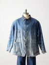 vintage distressed denim chore coat