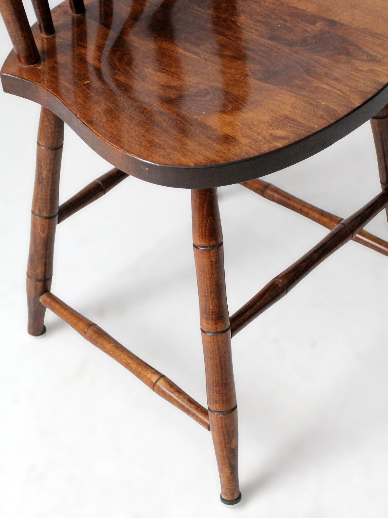 set of four vintage American Windsor dining chairs