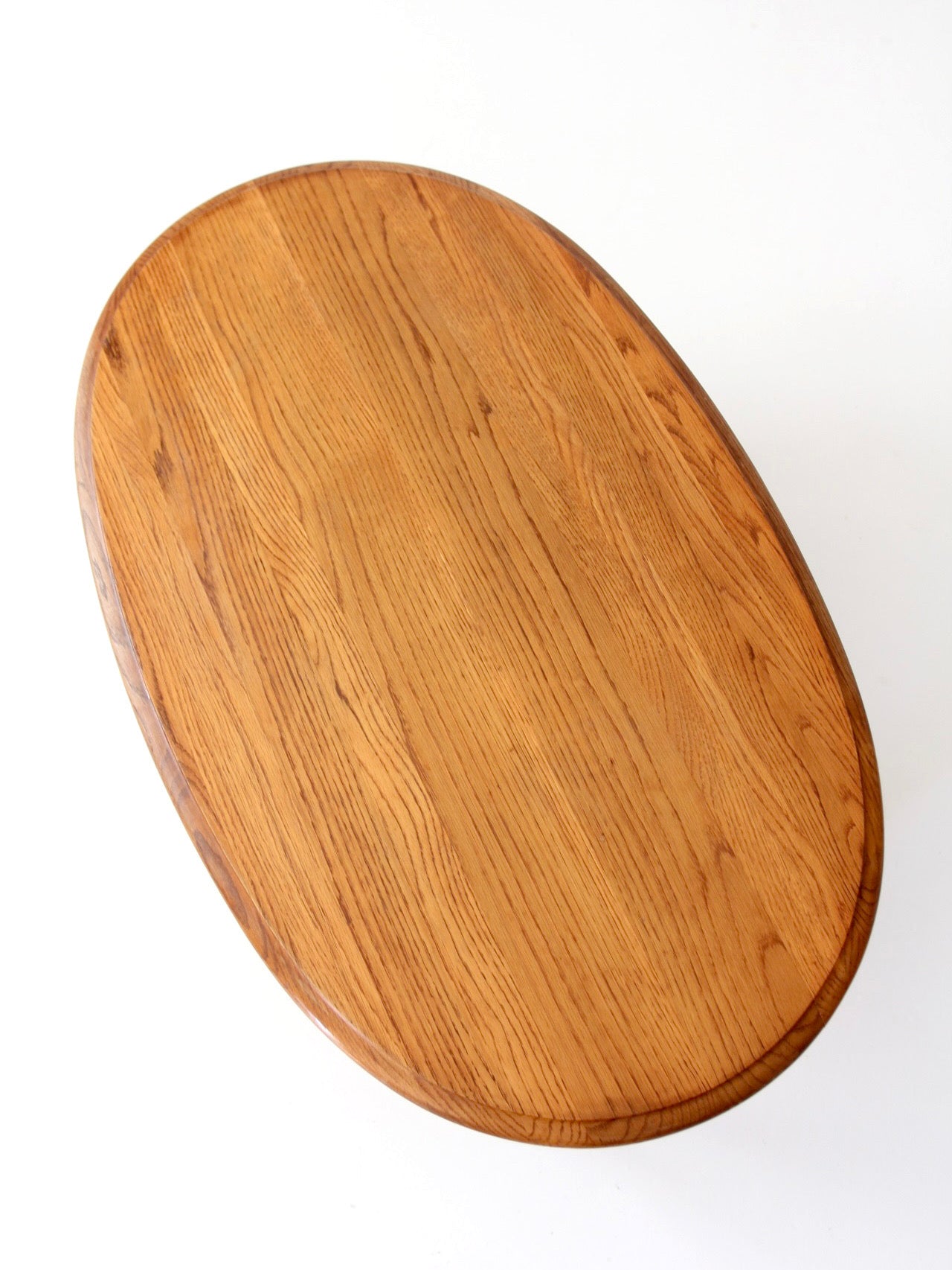 vintage oval oak French Provincial coffee table