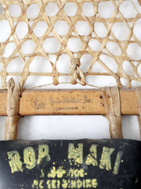 vintage Canadian snowshoes pair