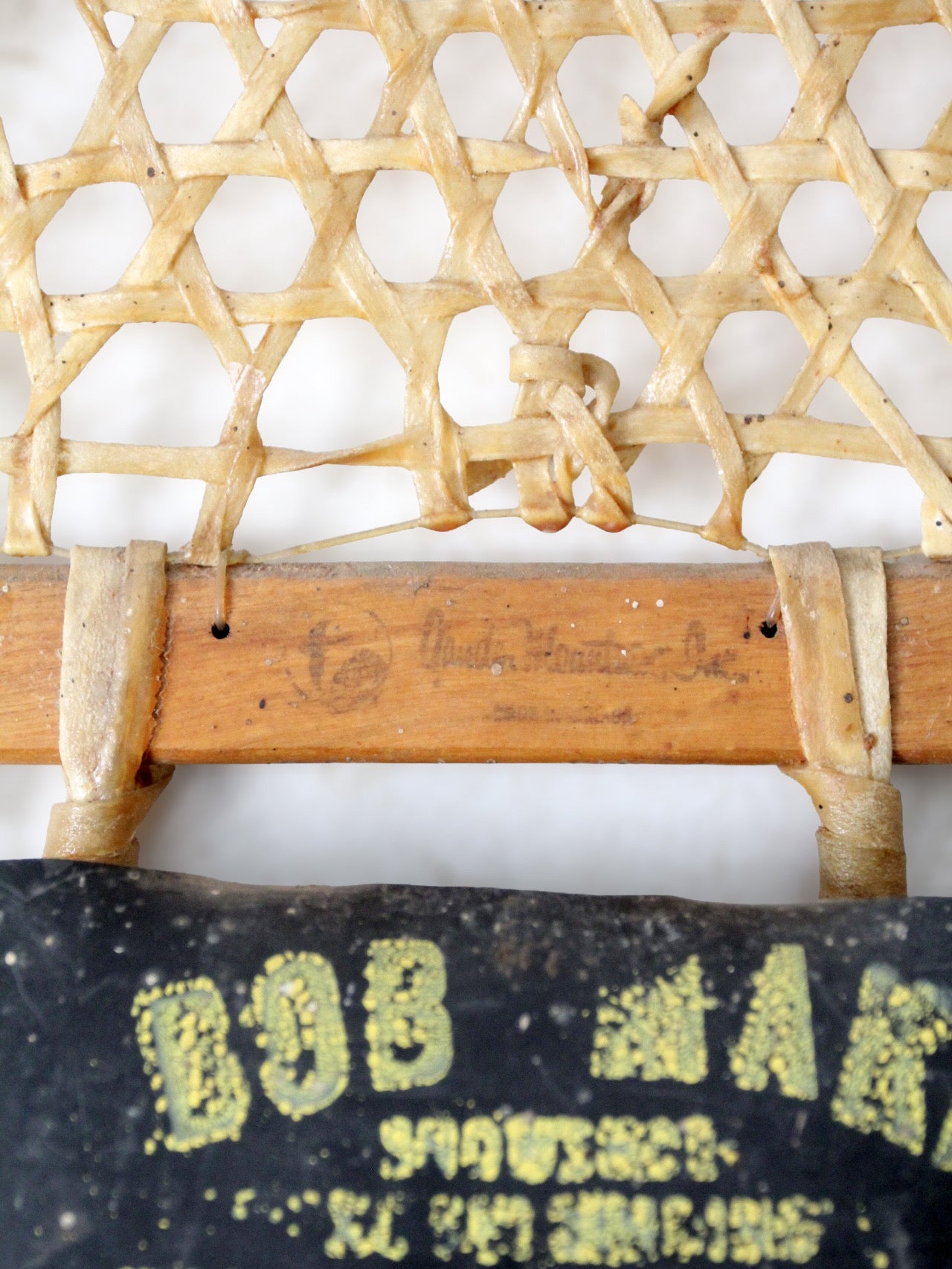 vintage Canadian snowshoes pair