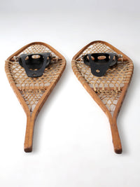 vintage Canadian snowshoes pair