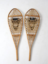 vintage Canadian snowshoes pair