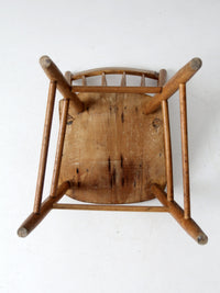 antique primitive chair