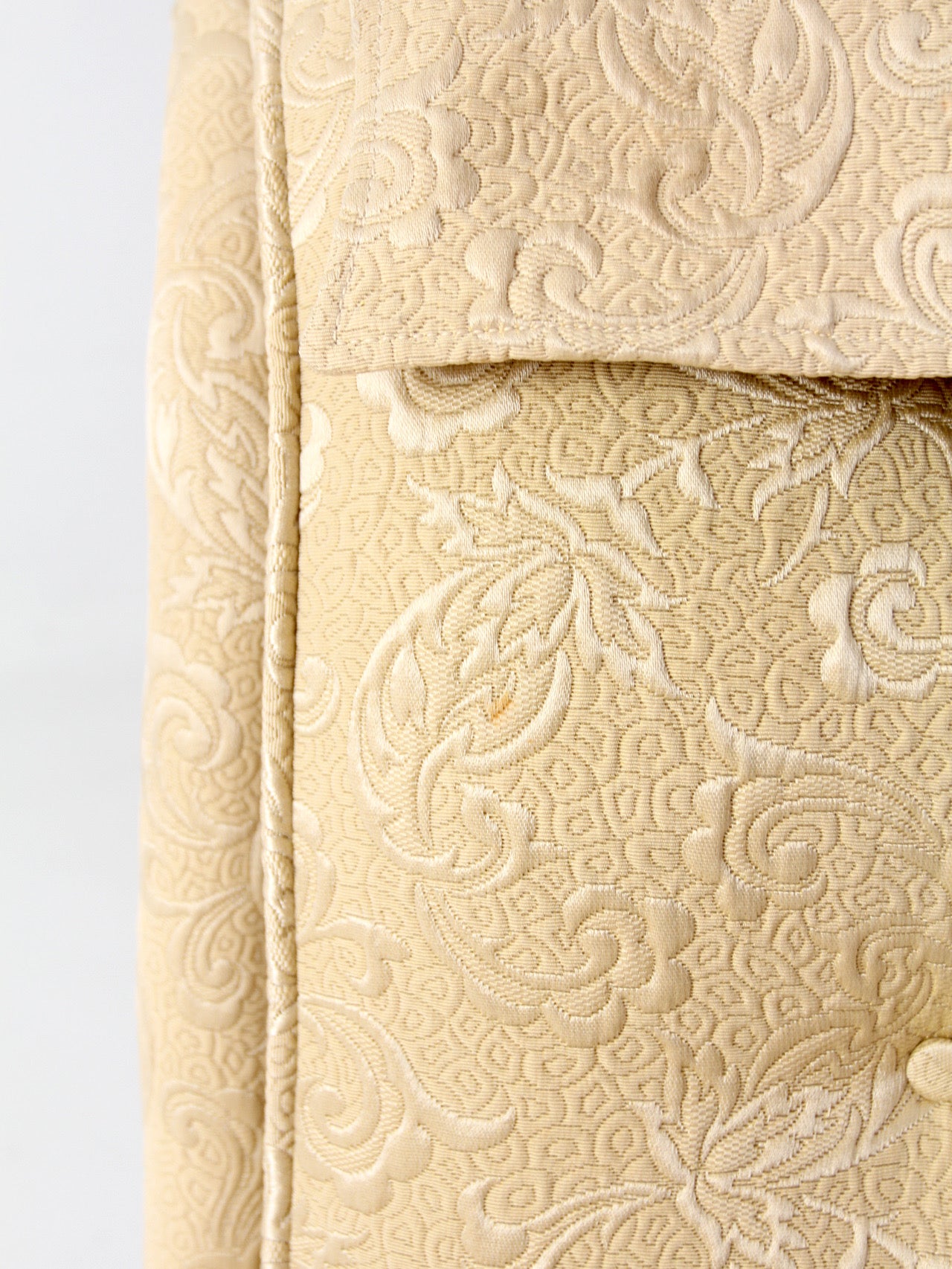 vintage French Provincial upholstered lounge chair
