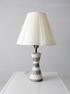 mcm ceramic table lamp