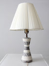 mcm ceramic table lamp
