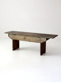 antique primitive farmhouse bench