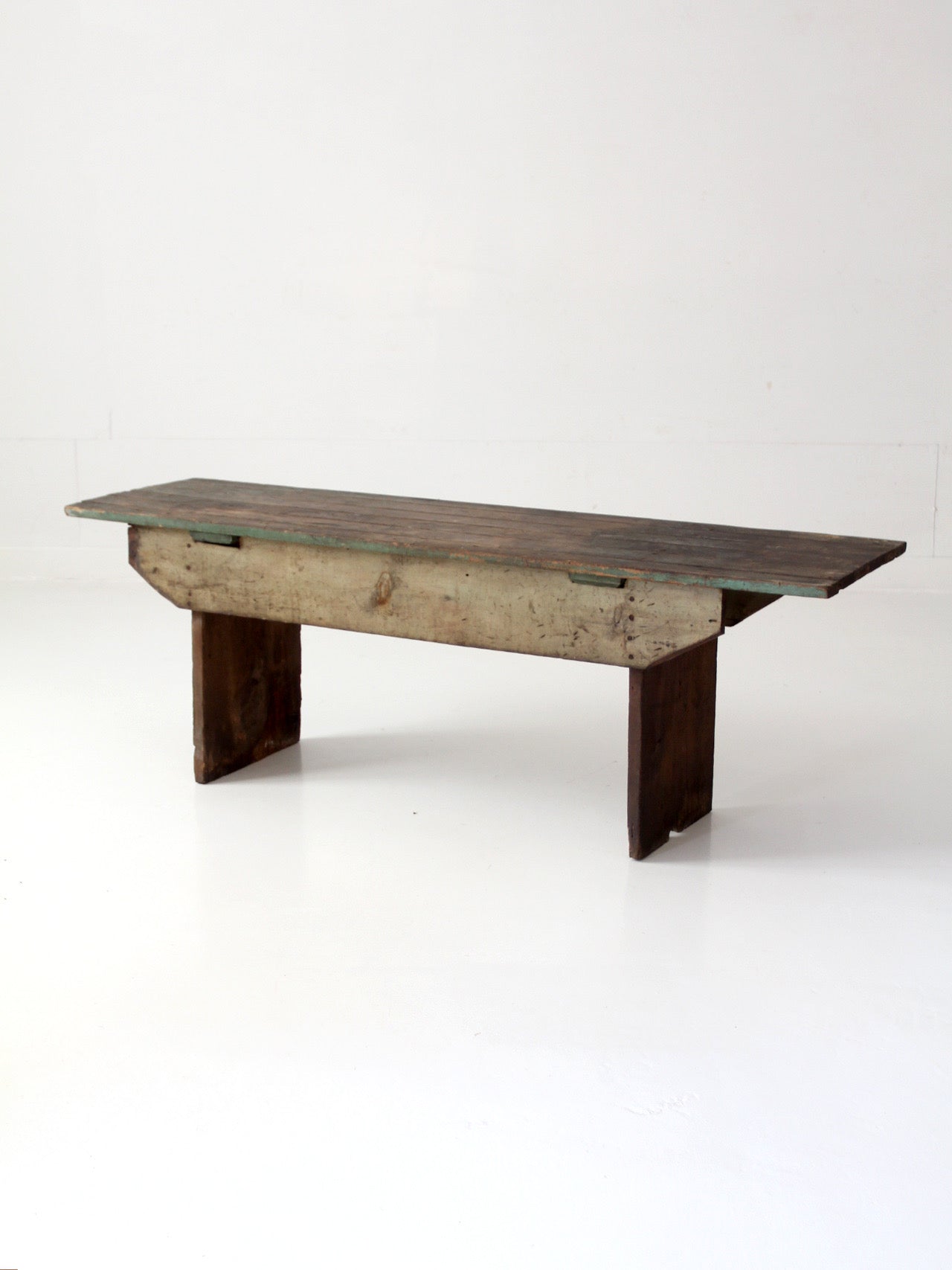 antique primitive farmhouse bench