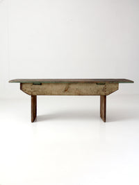antique primitive farmhouse bench