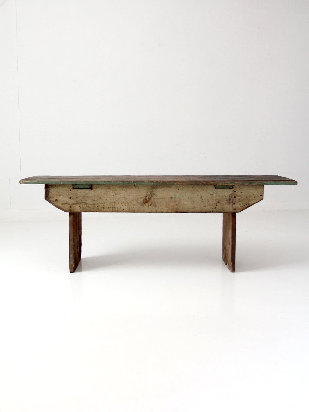 antique primitive farmhouse bench