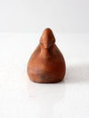 vintage hand-carved wood duck