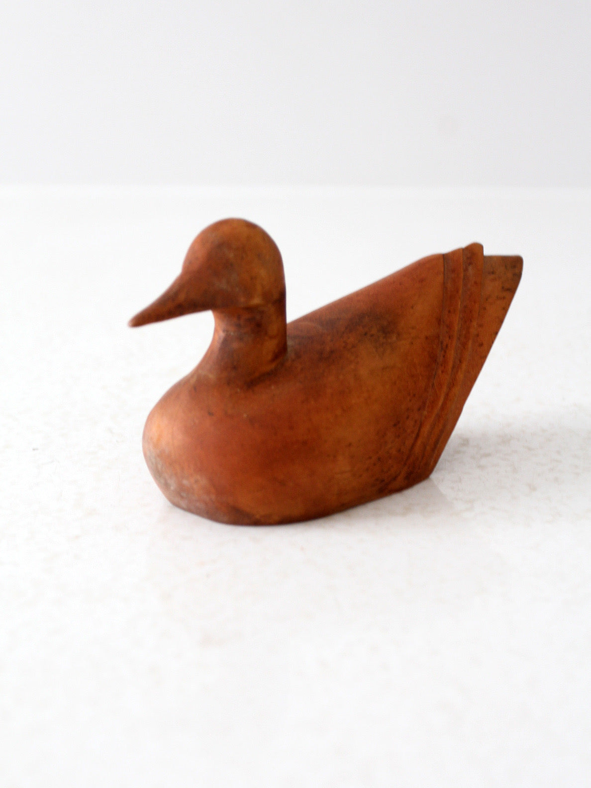 vintage hand-carved wood duck