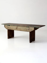 antique primitive farmhouse bench