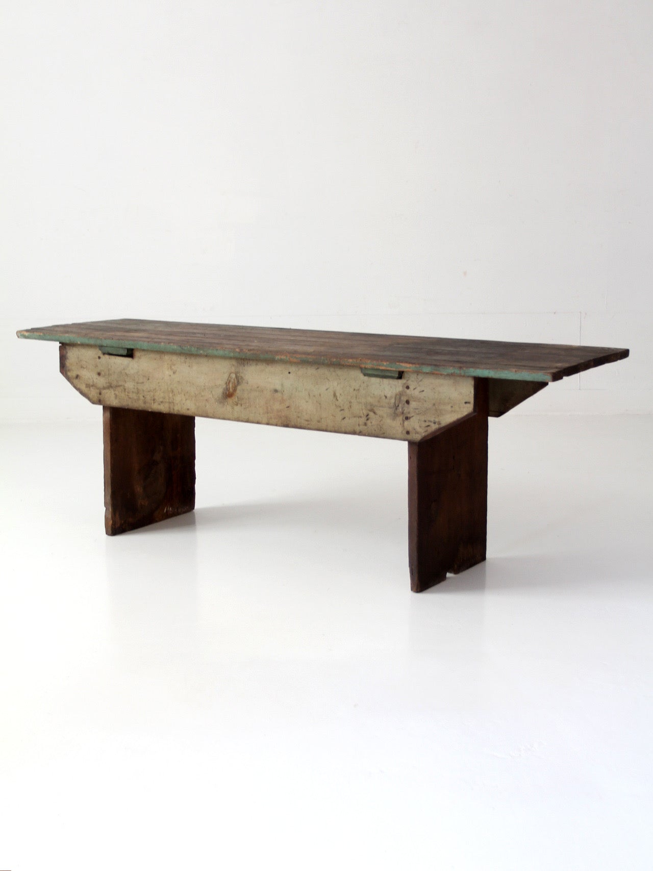 antique primitive farmhouse bench