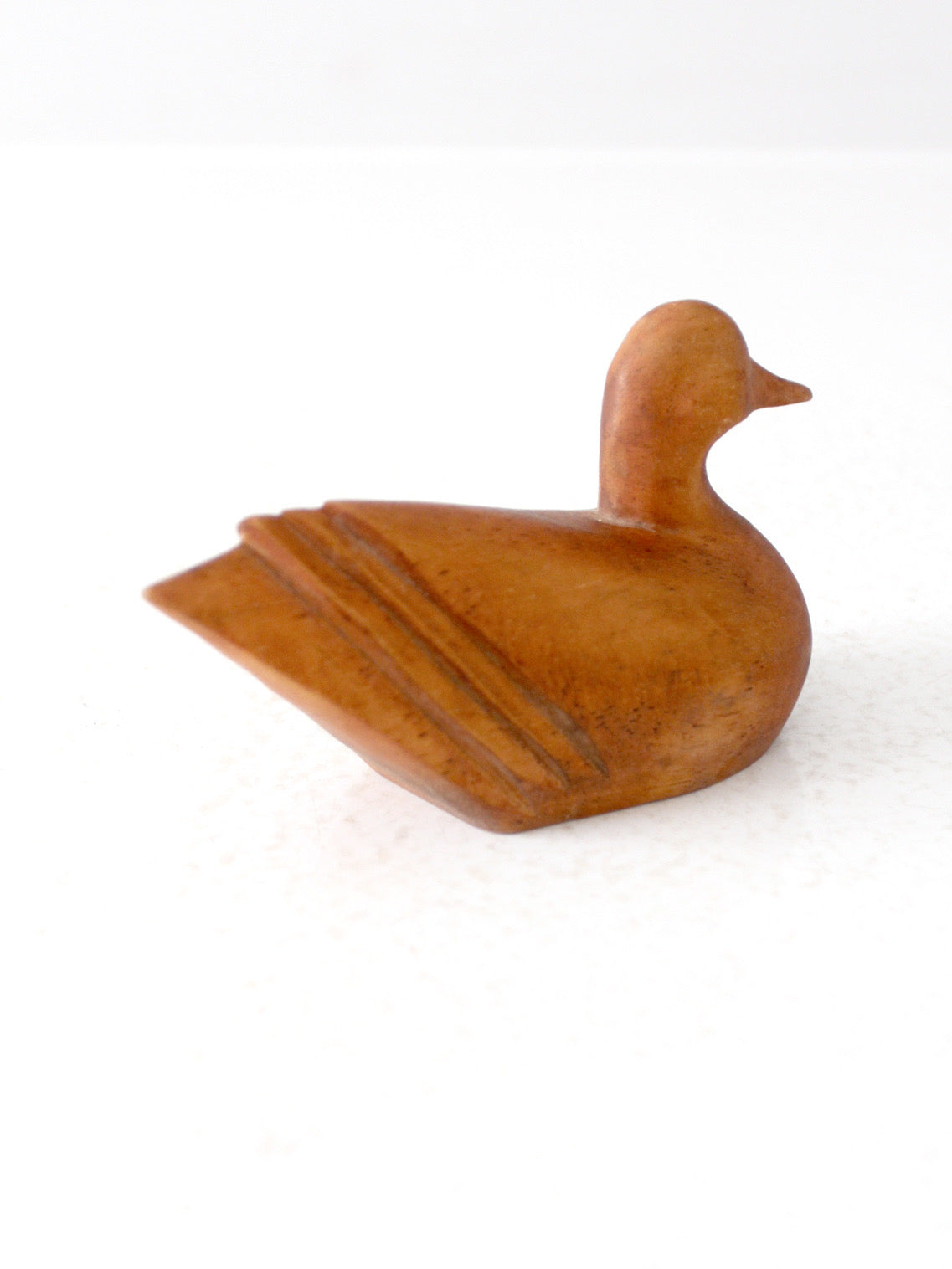 vintage hand-carved wood duck