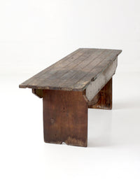 antique primitive farmhouse bench
