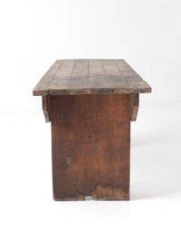 antique primitive farmhouse bench