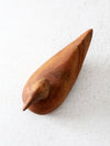 vintage hand-carved wood duck