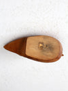 vintage hand-carved wood duck