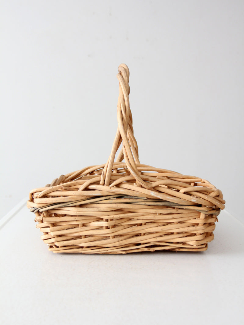 vintage gathering basket
