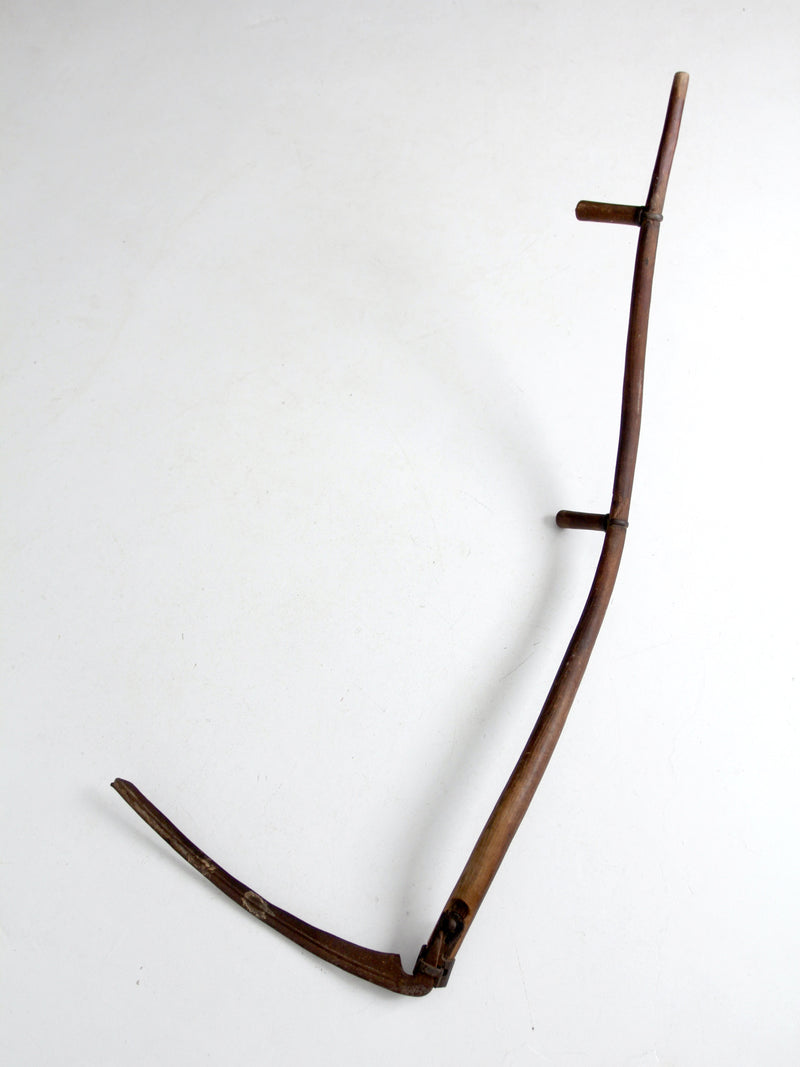 antique hay scythe