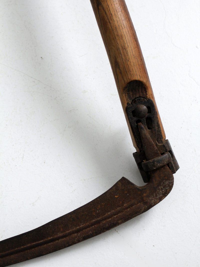 antique hay scythe